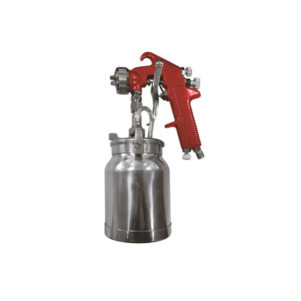 Astro Pneumatic Red Handle 1.8mm Nozzle Spray Gun with Cup 4008